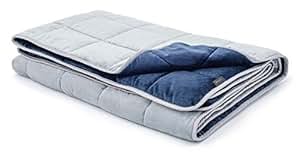 Amazon.com: LUXOME Large Weighted Blanket with Integrated Minky Cover