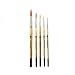 AIT Art Paint Brush Set - 14 Paint Brushes - Rounds, Flats, Angle Shaders, and Filberts - Handmade in USA for Trusted Performance with Oil, Acrylic, and Watercolor