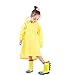 zlimigx Raincoat for Kids Rain Jacket Cute Dinosaur for Boys for Girls[M Size] Yellow