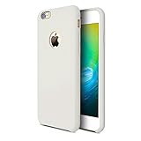 iPhone 6s plus Case, TORRAS [Love Series] Liquid Silicone Rubber iPhone 6 Plus/ iPhone 6S Plus Soft Microfiber Cushion Shockproof Case (5.5 inches)- Ivory