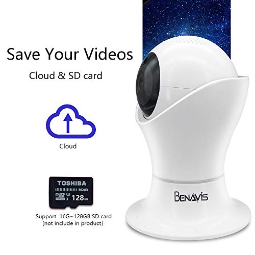 WiFi Security Camera 1080P, 3D Navigation View, Wireless Full HD 2MP 1920 x 1080, Cloud Storage Optional, Indoor Home Usage IP Cameras, Surveillance CCTV Cam Systems