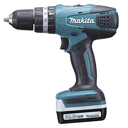 Makita HP347DWE Akku-Schlagbohrschrauber-Set 14,4V 2x 1,3Ah