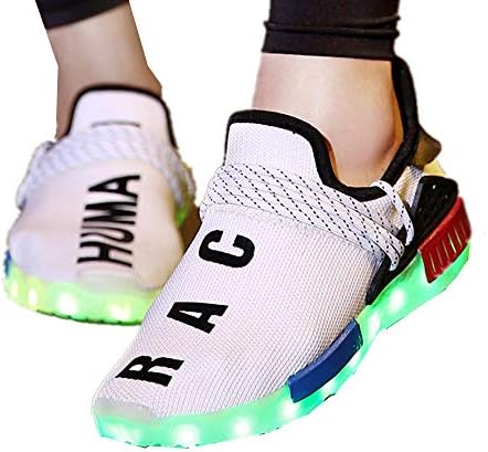 satisfied Colorful Luminous Shoes LED Children's Bright Shoes USB Charging Couple Shoes
