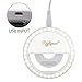 Raphycool Selfie Light Rechargeable Selfie Ring Light 36 Led Circle Light Clip on Cell Phone Compatible with iPhone iPad Samsung Galaxy Phone Photography Camera - White