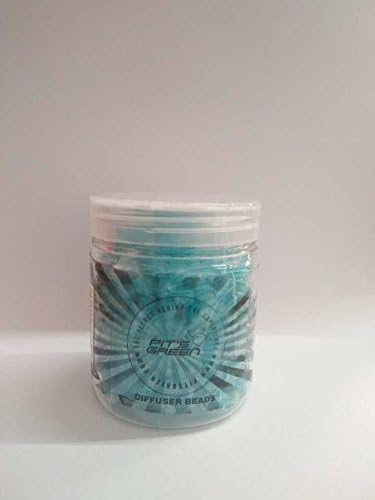 Diffuser beads for extra surface in Hookah / water pipe -- 500 beads jar - around 300 gram per jar (Blue)