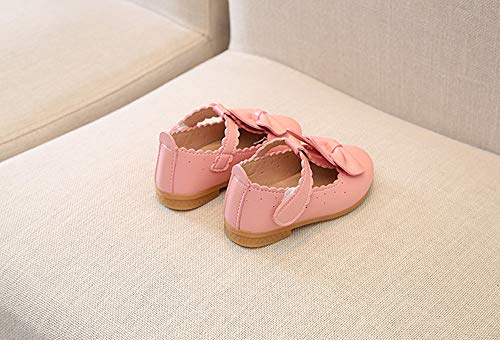 Shoes,AIMTOPPY Children's Girls Solid Color Rabbit Ears Bow Wavy Side Princess Shoes Single Shoes