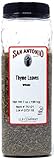 7 Ounce Whole Dried Thyme Leaves - Seasoning Herb Leaf Spice Bulk Size