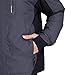 CAMEL CROWN Men's Mountain Snow Waterproof Ski Jacket Detachable Hood Windproof Fleece Parka Rain Jacket Winter Coat