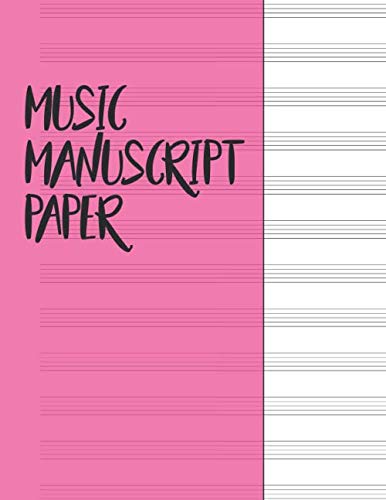 Music Notebook - Wide Staff: Music Writing Notebook For Kids | 8.5"x11"| 120 Pages VOL.17: Blank Sheet Music Notebook | Wide Staff Blank Manuscript Paper | Staff Paper Notebook |
