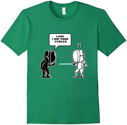 Men's "Luke I am Your Fencer" Fencing T-Shirt Large Kelly Green