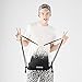 Drawstring Backpack Foldable Cinch Sack Basic Sackpack Gym Tote Dance Bag for Swimming Shopping Sports Women Men