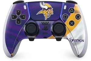Skinit Decal Gaming Skin Compatible with PS5 DualSense Edge Pro Controller - Officially Licensed NFL Minnesota Vikings Design