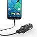 AUKEY 18W USB Car Charger with Quick Charge 2.0 and AiPower Adaptive Charging Technology for LG G4, Samsung Galaxy S7/S6/Edge, iPhone and More - Black