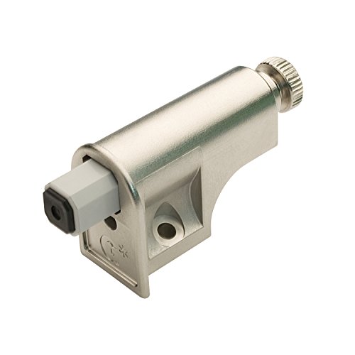 Rok Hardware 15 Pack Soft Close Damper for Cabinet Doors / Compact / Soft Close Adapter / Nickel / Hardware / Hinge