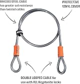 Kryptonite KryptoFlex Security Cable 7 ft Braided Steel Lock Cable 10mm view 2