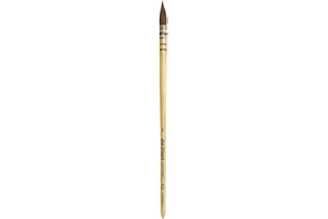 da Vinci Watercolor Series Artissimo Paint Brush, Round Pure Kolinsky Red Sable, Size 1 (428-01)