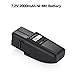 Powerextra 7.2V 2000mAh Ni-MH Replacement Battery for Ontel Swivel Sweeper G1 & G2