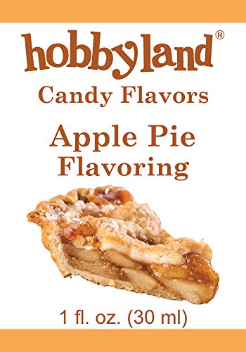 Hobbyland Candy Flavors (Apple Pie Flavoring, 1 Fl Oz), Apple Pie Concentrated Flavor Drops