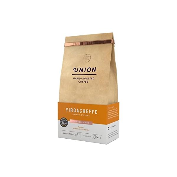 Vereinigung Kaffee Bio-Licht Braten Kaffeebereiter Mahlen - Yirgacheffe Ethiopia 200G - Packung mit 6