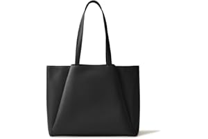 APRYL Work Tote Bags for Women 15.6 Inch - Laptop Tote Bag with Zip Compartments - Large PU Leather Office Purse Computer Briefcase