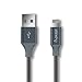 iPhone Cable , IMKEY Apple MFi Certified 10 Feet Tangle-Free Braided Lightning to USB Cable for iPhone 7 / 6S / 6 Plus, iPhone SE, iPhone 5S 5C 5, iPad, iPod - (Gray)