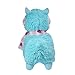 KSB 18'' Giant Blue Scarf And Earmuff Plush Alpaca,100% Plush Stuffed Animals Doll Toys,Best Birthday Gifts For The Children Kids