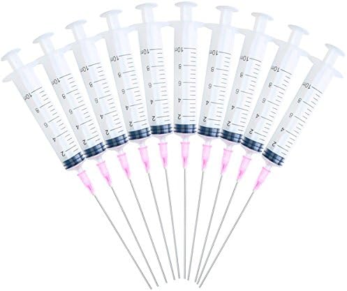 Tutoy10PCS Ink Syringes 10ML Adding Tools For Cartridge CISS Fitting