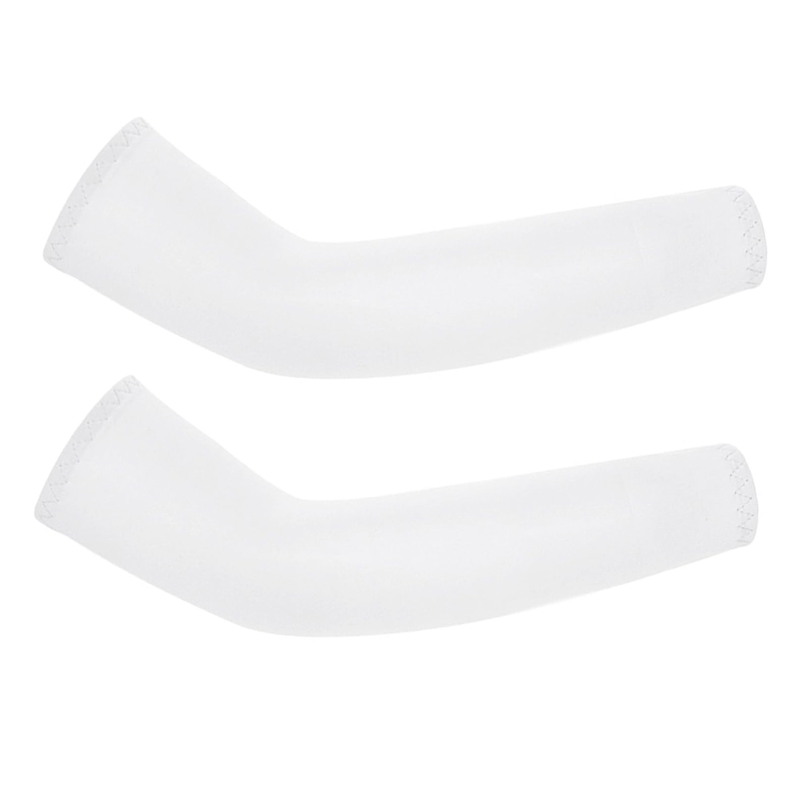 JIAHG Kids Sun Protection Cooling Ice Silk Arm + Leg Sleeves Set Outdoor Sports Cycling Protective Sleeve Arm Protectors for Boys Girls (White)