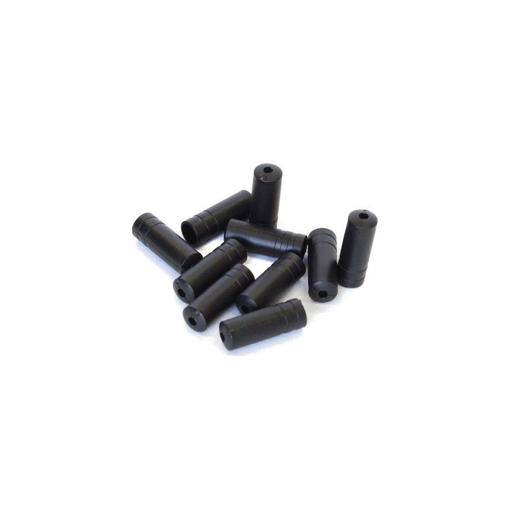Transfil Unisex's 4mm Self-Locking Gear Ferrule, Black, Pack of 100