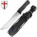 Grand Way Camping Knife – Classic Fixed Blade Camping Knife with Grippy Rubber Handle – Best Stainless Steel Outdoor and Utility Multifunction Urban Knives for Men and Women 2828 U-P
