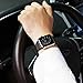 MOUKOU Replacement Band Compatible with Apple Watch Bands 42mm 44mm, Adjustable Stainless Steel Mesh Loop Band for iWatch Series 5/4/3/2/1