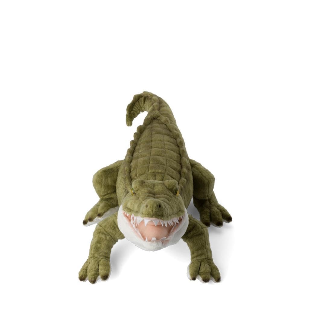 WWF Plüsch WWF00924, WWF crocodile (58 cm), realistic, super soft, lifelike plush toy for cuddling and loving, hand wash possible