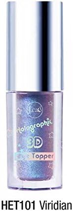 J. CAT BEAUTY Holographic 3d Eye Topper - Viridian (3 Pack)