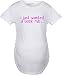I Just Wanted A Back Rub Maternity T Shirt Funny Pregnancy T-Shirts for Women M