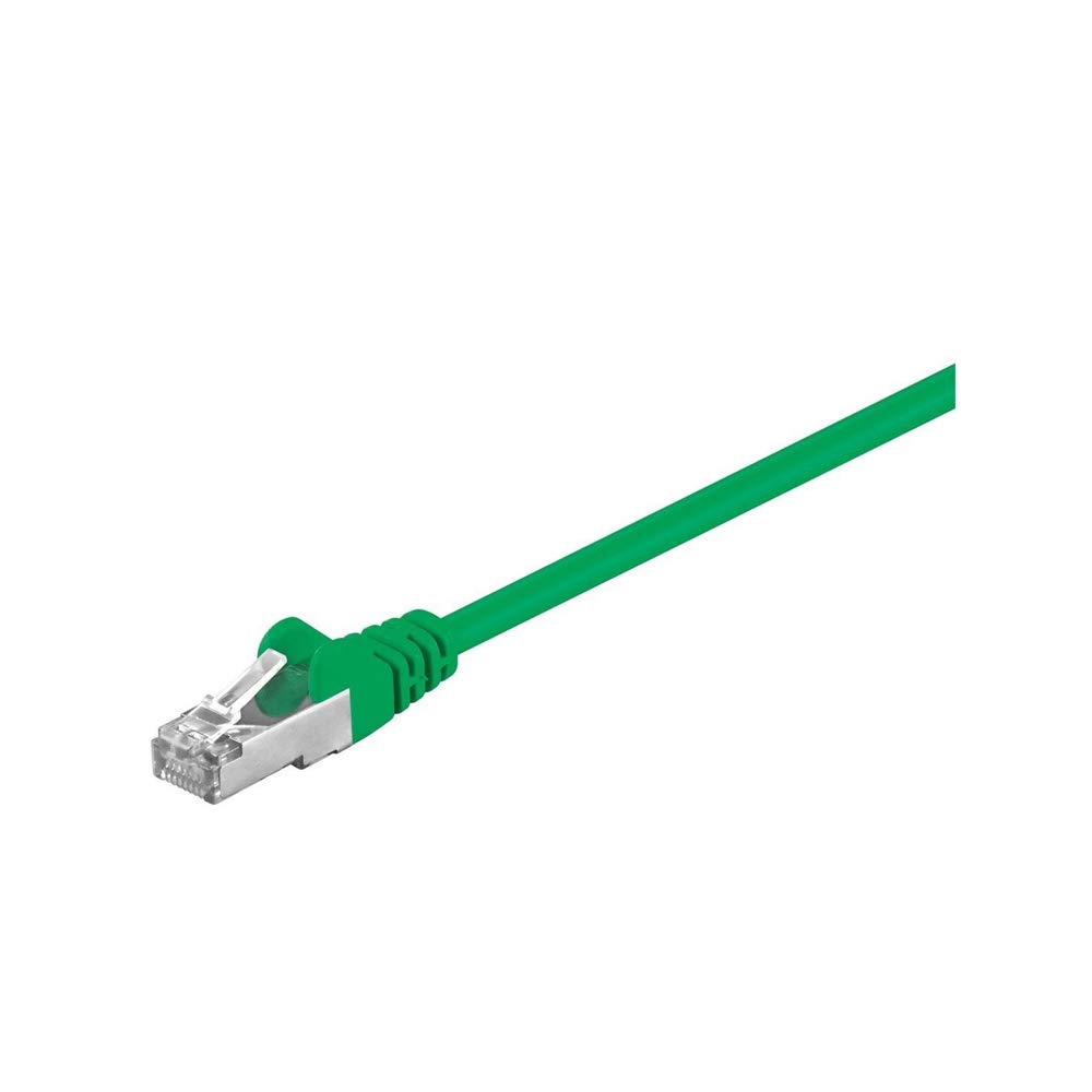 Goobay 95547 CAT 5e Patch Cable, SF/UTP, Green, 1.5 m Length