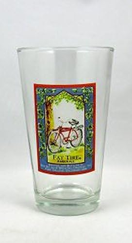 Fat Tire Amber Ale Pint Glass Set Of 2