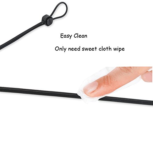 image for Coolnice Silicone Elastic No Tie Shoe Laces for Kids, Adults Tennis Sh