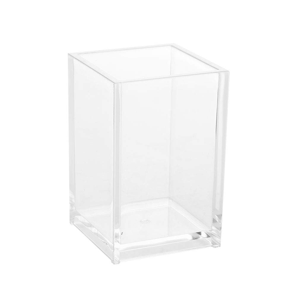 Makeup Brush Holder, Transparent Cosmetic Brush Holder, Multi Usage Brush Pencil Organizer, Acrylic Makeup Organizer for Women Gril Makeup Home