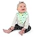 ana baby 8-Pack Baby Bandana Drool Bibs for Drooling and Teething, 100% Organic Cotton, Soft and Absorbent,Bibs for Baby Girls