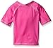 Kanu Surf Girls UPF 50+ Sun Protective Rashguard Swim Shirt, Alexa Pink, Medium (10)