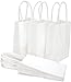 Creative Hobbies 24 White Small Paper Gift Handle Bags Approx. 5.25