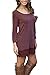 ChongXiao Women's Fashion Long Sleeve A-line Lace Stitching Trim Casual Tunic Dress (FBA)