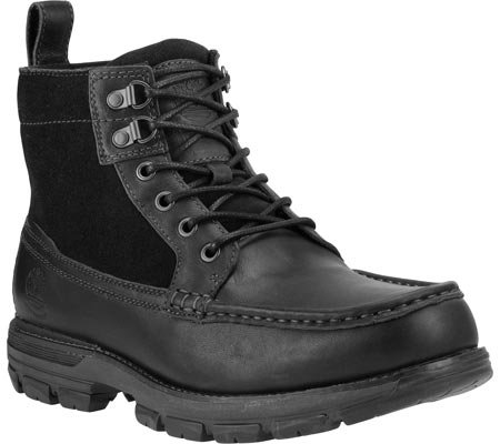 Timberland Men's Heston Mid Waterproof Boot, Black, M US
