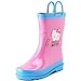 SANRIO Hello Kitty Girl's Pink Rain Boots - Size 7-8 Toddler