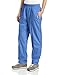 Landau Women's Classic Tapered Scrub Leg Pant, Ceil Blue, Large