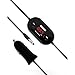 Masione Wireless FM Transmitter Radio Transmitter Car Kit Universal 3.5mm Audio Plug USB Car Charger Adapter for iPhone and all Mobile Audio Devices