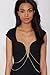 Boosic Bikini Crossover Harness Double Layered Disc Body Chain For Women