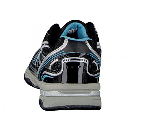 HSM 4 a Walk dames functionele sportschoenen jogging loopschoenen sneaker zwart/lichtblauw - Image 8