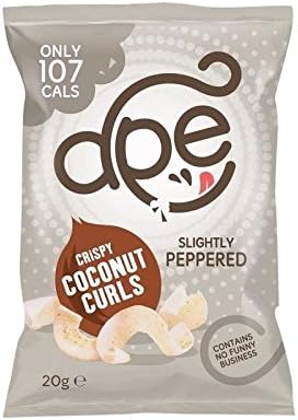 Ape Crispy Coconut Curls Peppered 20g - Pack of 2