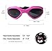Homesupplier Dog Goggles Doggie Sunglasses for Small Medium Pets Dogs Glasses Puppy Eyewear Windproof UV Protection, Vet Recommended Eye Protection (Rose Red)